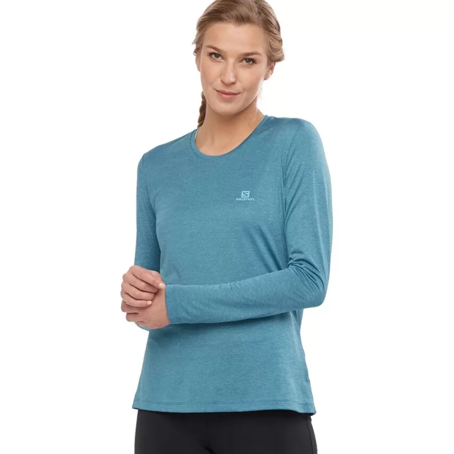 Women Salomon Clothing^Outlet – Agile Long-Sleeve T-Shirt – Women'S