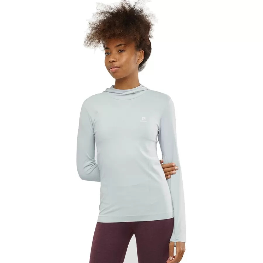 Women Salomon Clothing^Outlet – Comet Seamless Hoodie – Women'S