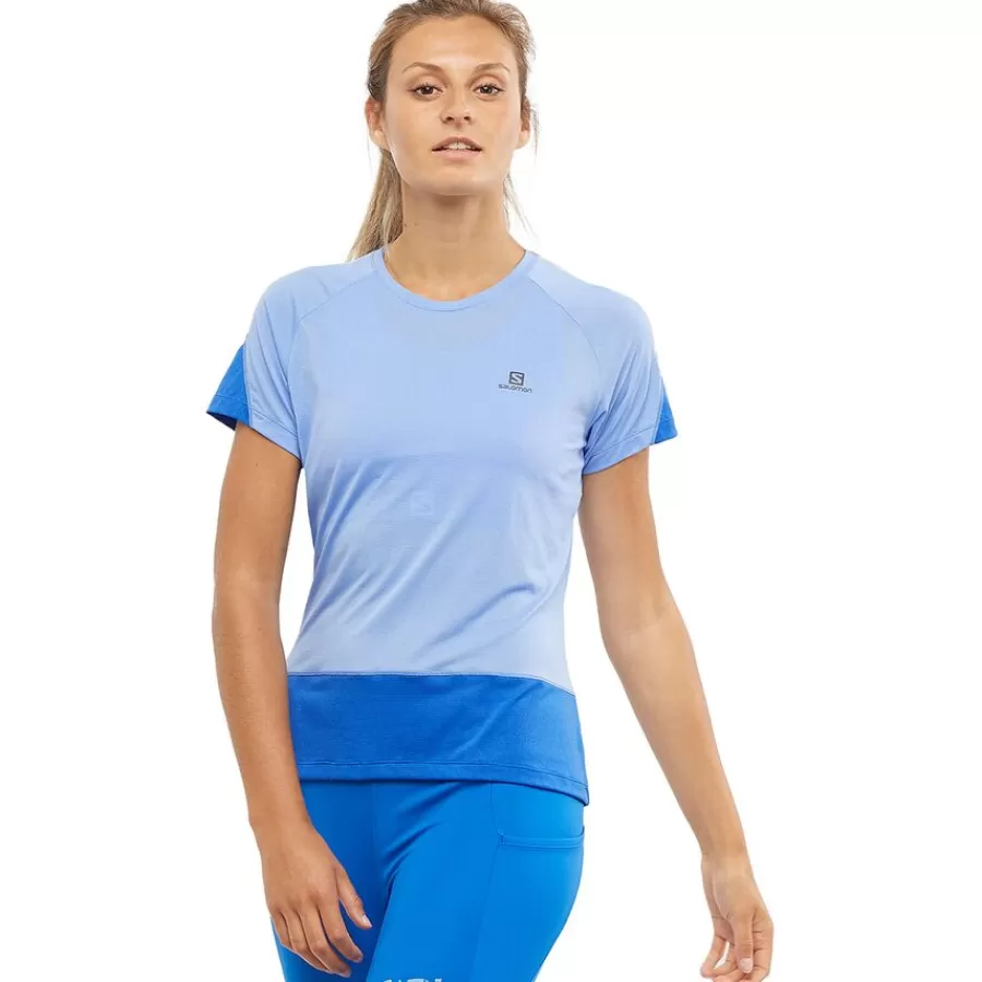 Women Salomon Clothing^Outlet – Cross Run Short-Sleeve T-Shirt – Women'S