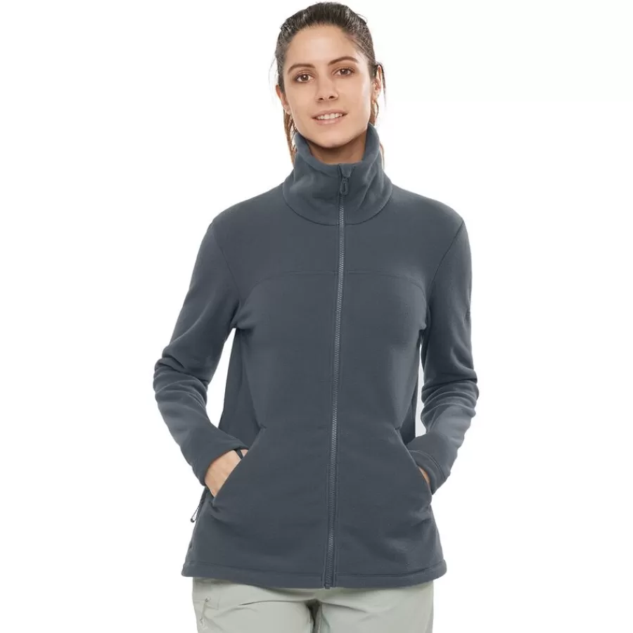 Women Salomon Clothing^Outlet – Essential Cosy Fleece Full-Zip Jacket – Women'S