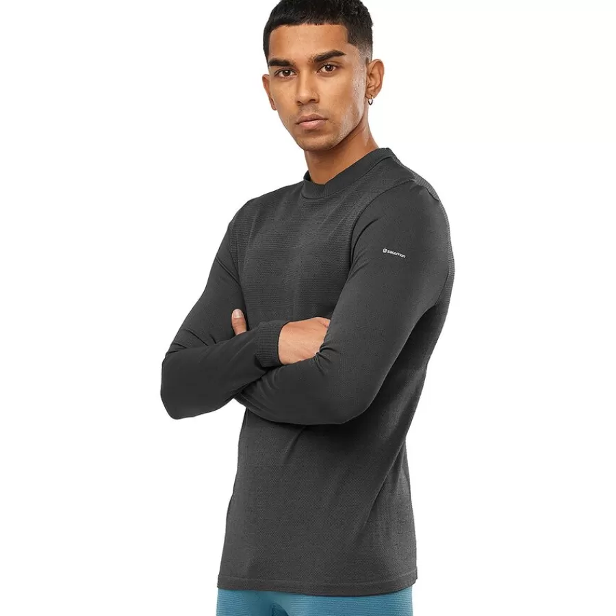 Men Salomon Clothing^Outlet – Essential Wool Long-Sleeve Top – Men'S