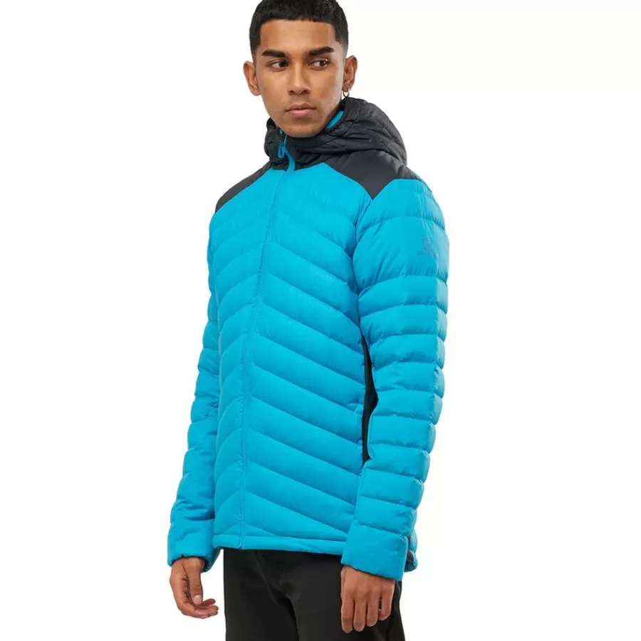 Men Salomon Clothing^Outlet – Essential Xwarm Down Hooded Jacket – Men'S