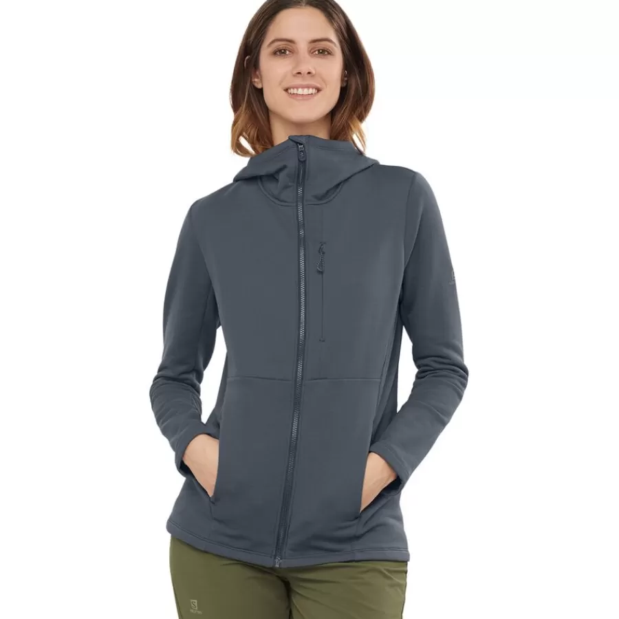 Women Salomon Clothing^Outlet – Essential Xwarm Hooded Jacket – Women'S