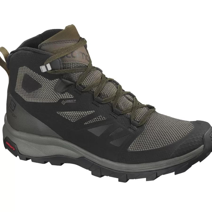 Men Salomon Footwear^Outlet – Outline Mid Gtx Hiking Boot – Men'S