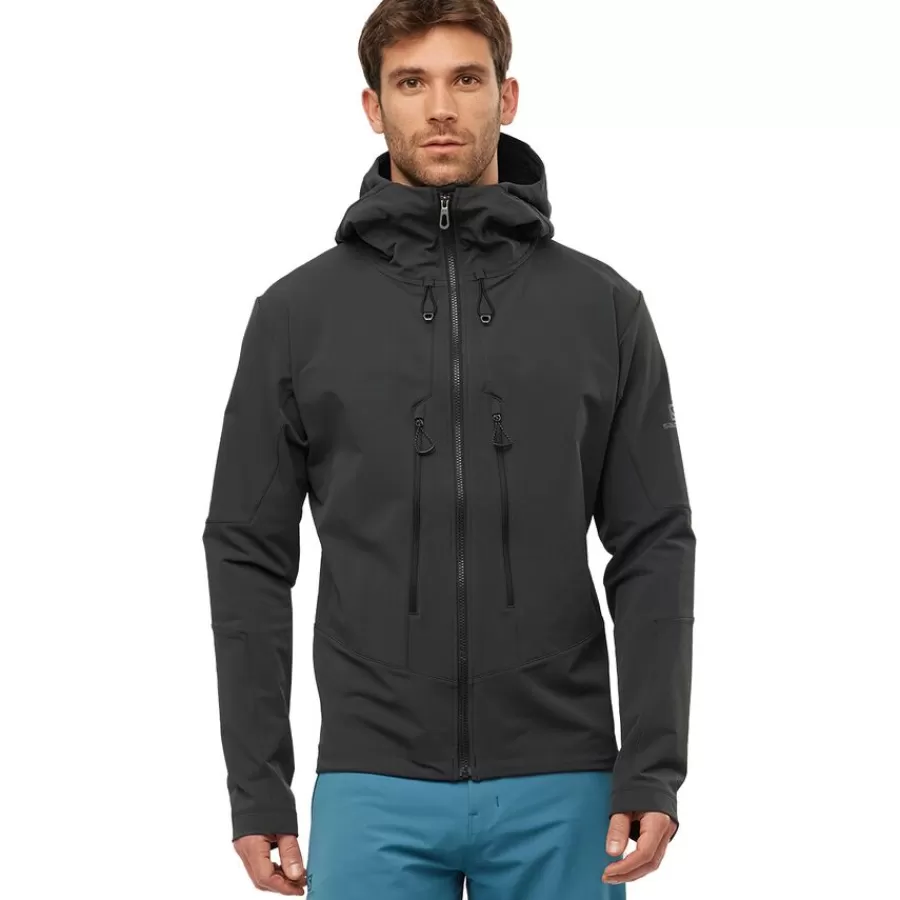 Men Salomon Clothing^Outlet – Outpeak Softshell Hooded Jacket – Men'S