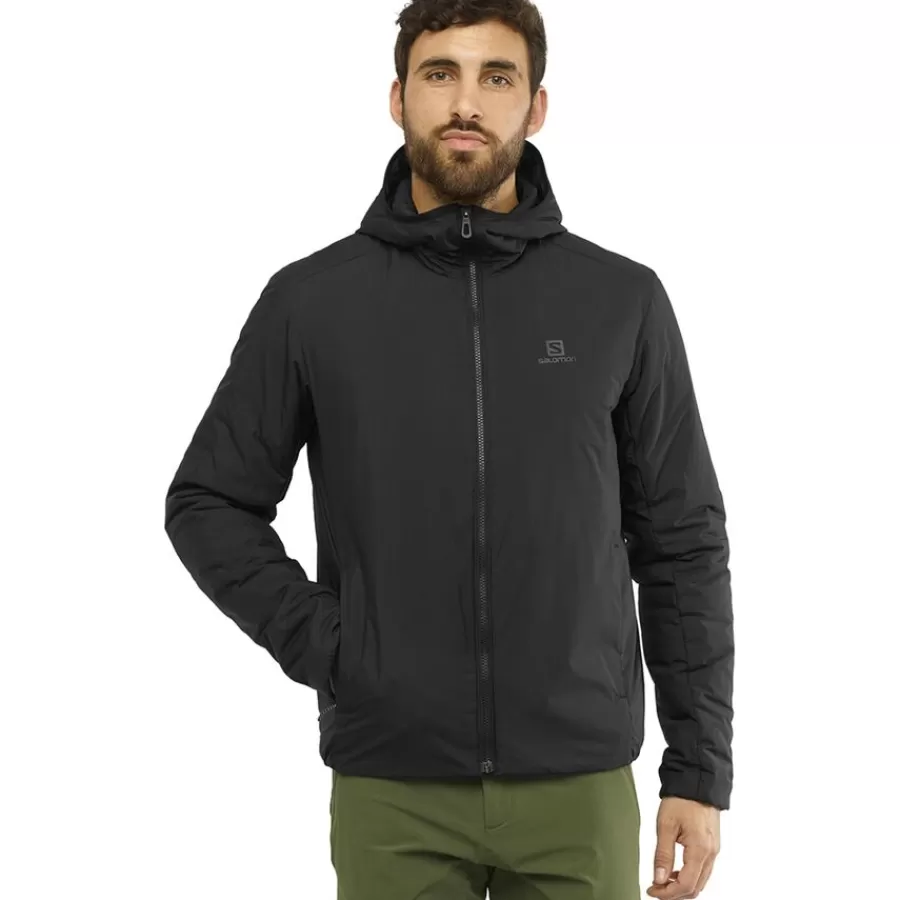 Men Salomon Clothing^Outlet – Outrack Insulated Hooded Jacket – Men'S