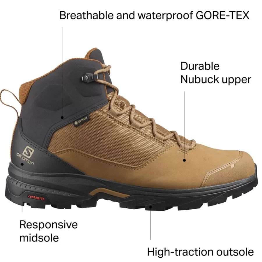 Men Salomon Footwear^Outlet – Outward Gtx Backpacking Boot – Men'S