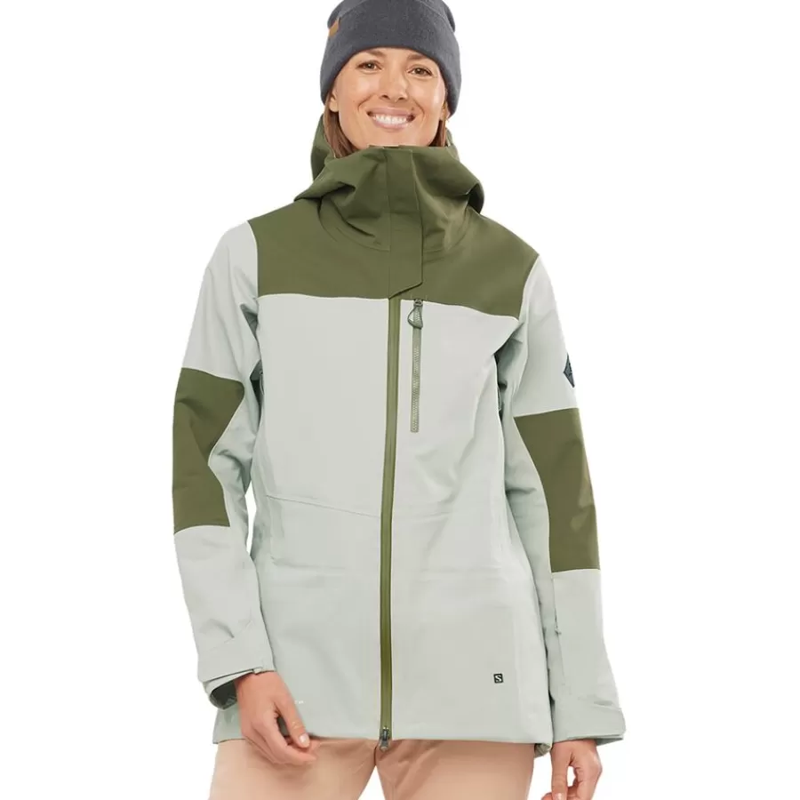 Women Salomon Clothing^Outlet – Stance 3 Layer Shell Jacket – Women'S