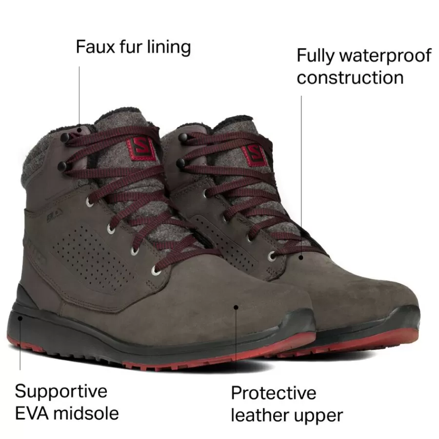 Men Salomon Footwear^Outlet – Utility Winter Cs Wp Boot – Men'S