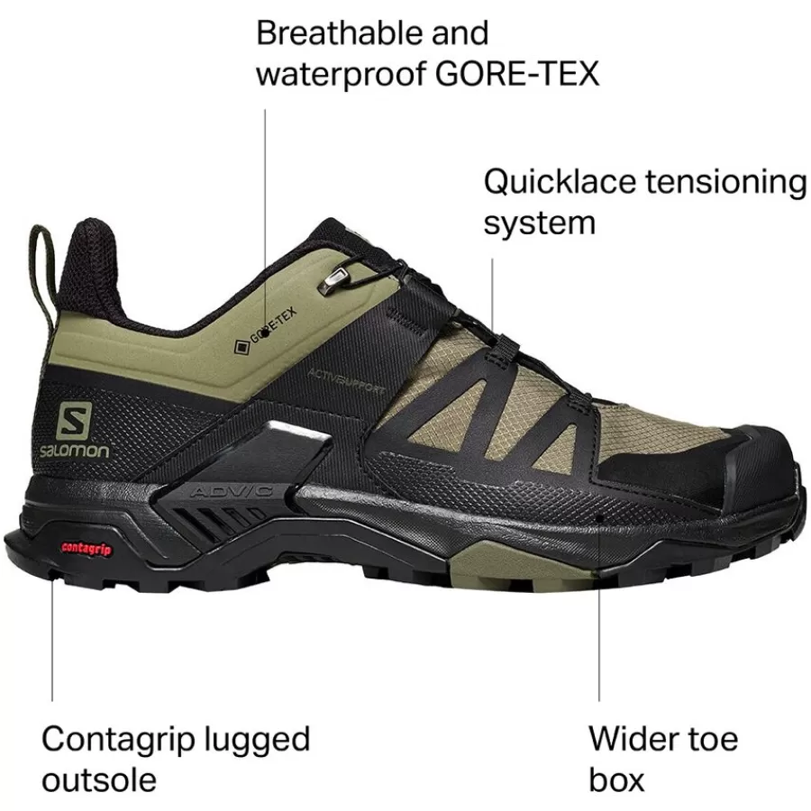 Men Salomon Footwear^Outlet – X Ultra 4 Gtx Wide Hiking Shoe – Men'S