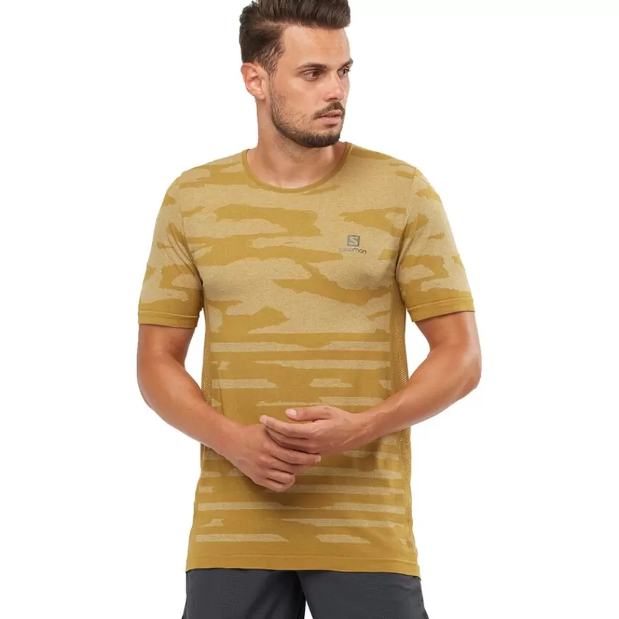 Men Salomon Clothing^Outlet – Xa Camo T-Shirt – Men'S